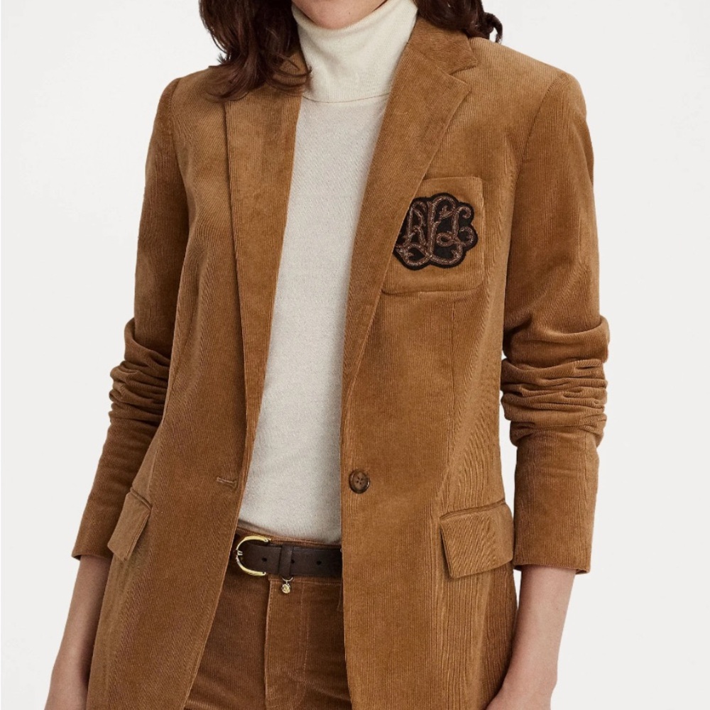 Ralph Lauren Corduroy Bullion Blazer